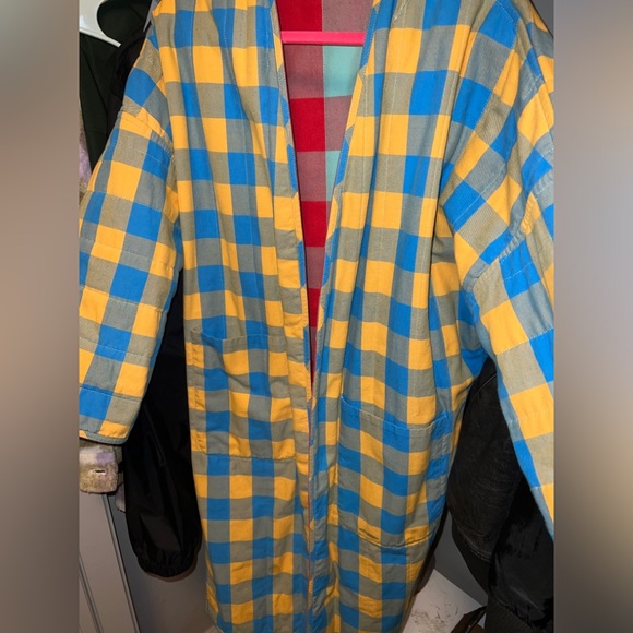 Mara Hoffman Willow Jacket in Reversible Plaid - Picture 9 of 10